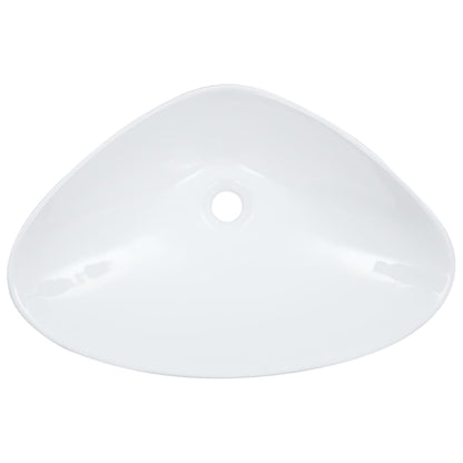 Wash Basin 58.5x39x14 cm Ceramic White - Bend