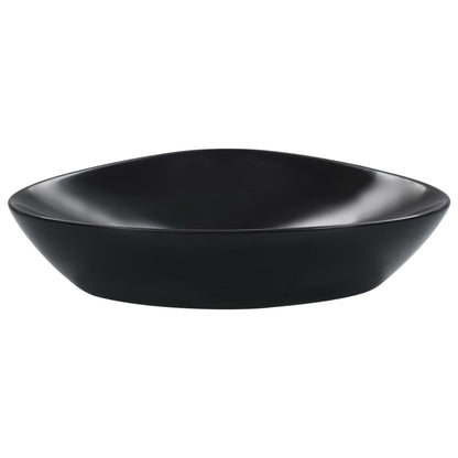 Wash Basin 58.5x39x14 cm Ceramic Black - Bend