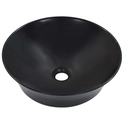 Wash Basin 41x12.5 cm Ceramic Black - Bend