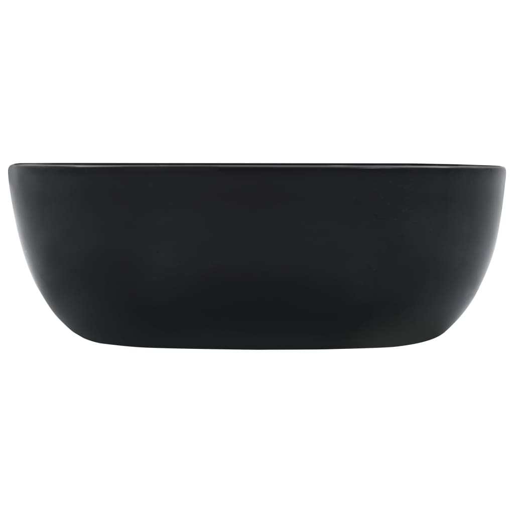 Wash Basin 42.5x42.5x14.5 cm Ceramic Black - Bend