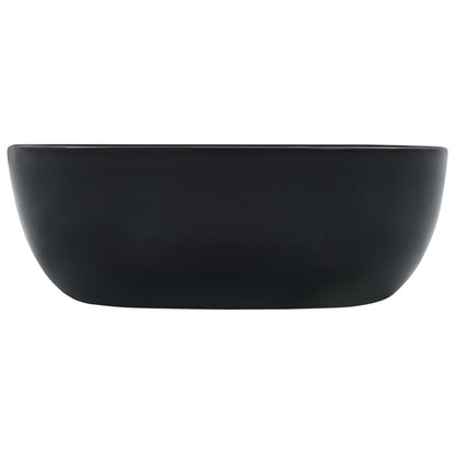 Wash Basin 42.5x42.5x14.5 cm Ceramic Black - Bend