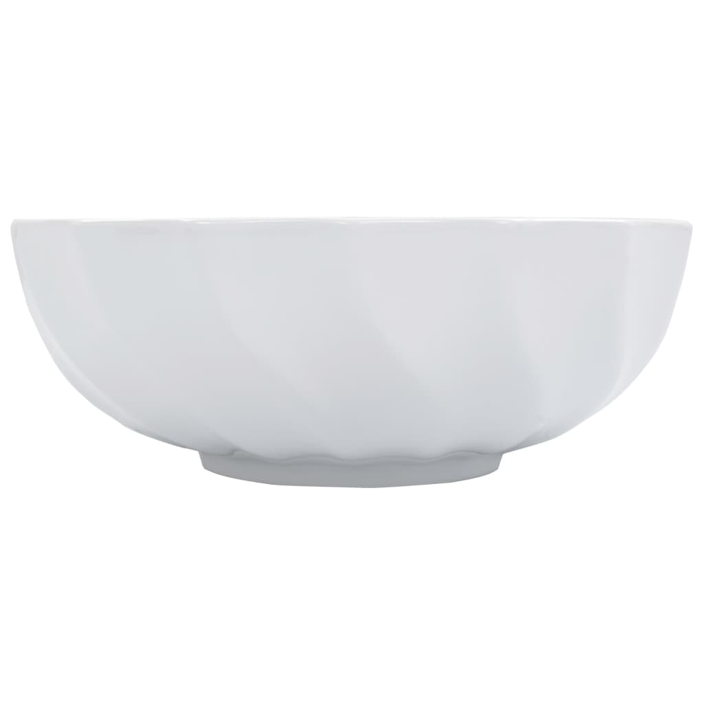 Wash Basin 46x17 cm Ceramic White - Bend