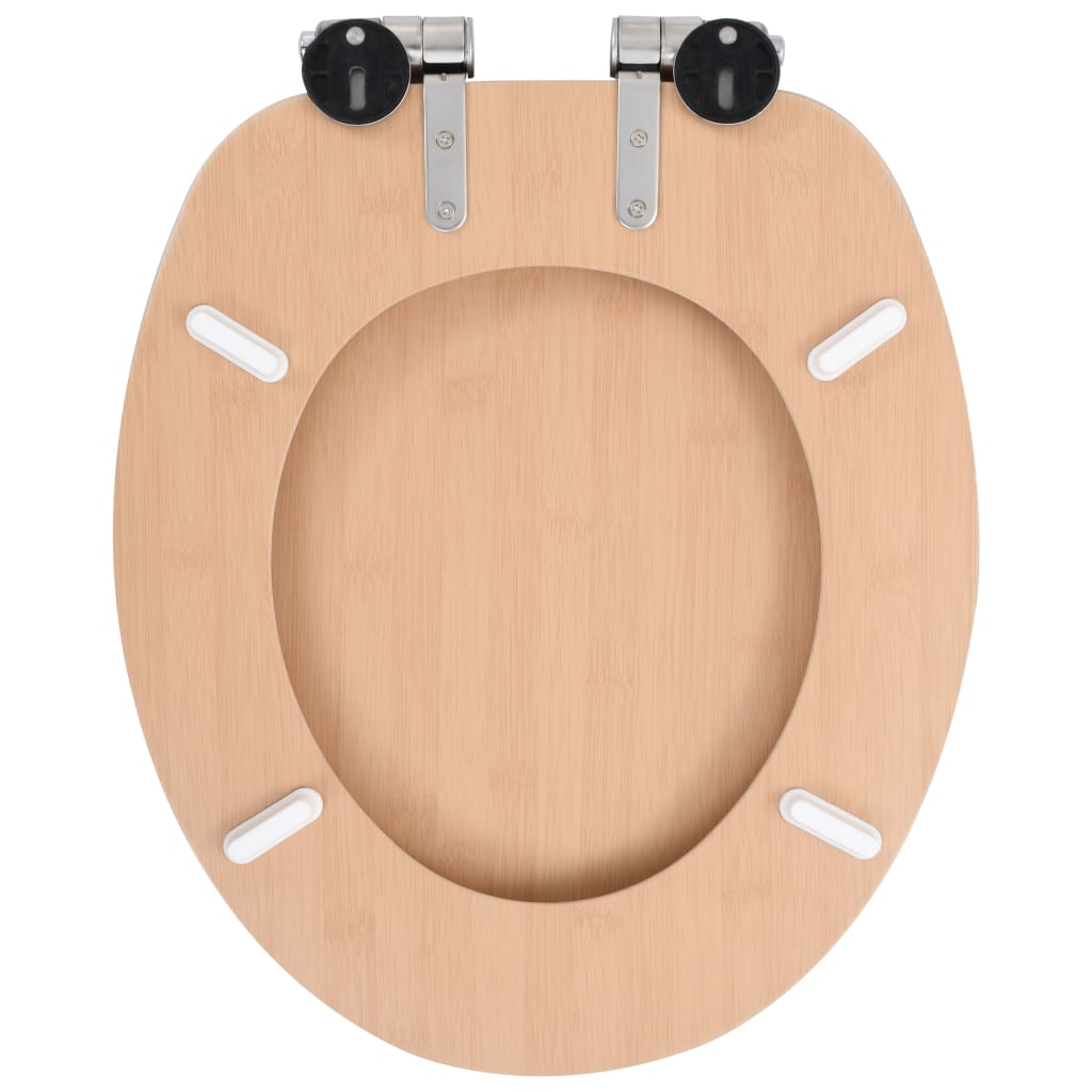 MDF Toilet Seat - Bamboo Design - Bend