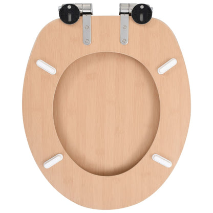 MDF Toilet Seat - Bamboo Design - Bend