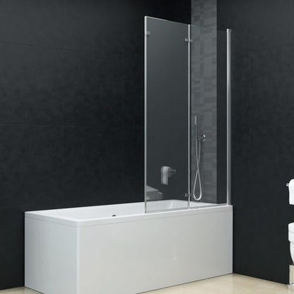 Folding Shower Enclosure 3 Panels ESG 130x138 cm