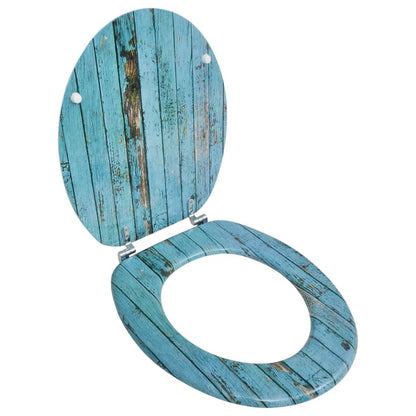 MDF Toilet Seat - Old Wood Design - Bend