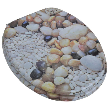 MDF Toilet Seat - Pebbles Design - Bend