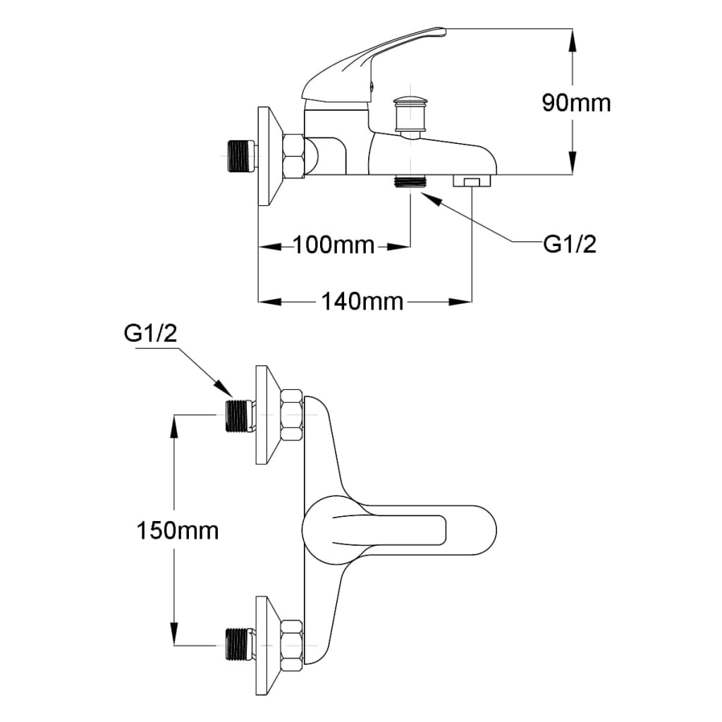 Mixer Showers 2 pcs - Bend