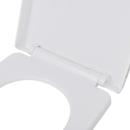 Toilet Seats with Soft Close Lids 2 pcs Plastic White - Bend