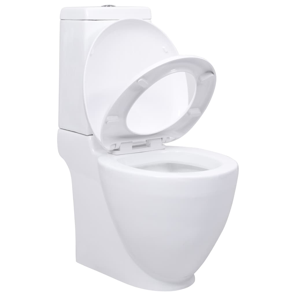 Ceramic Toilet Back Water Flow - Bend