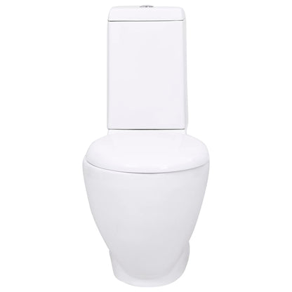 Ceramic Toilet Back Water Flow White - Bend