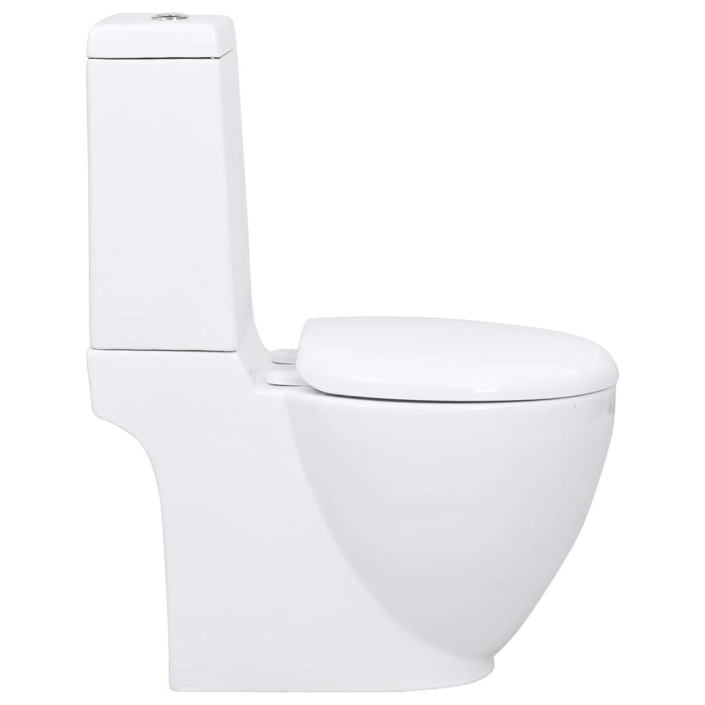 Ceramic Toilet Back Water Flow - Bend