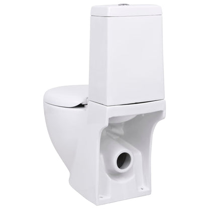 Ceramic Toilet Back Water Flow - Bend