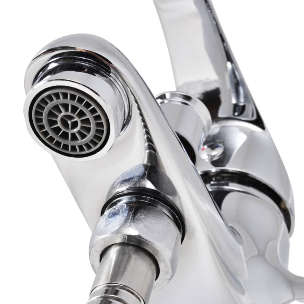 Bath Shower Mixer Tap Kit Chrome - Bend