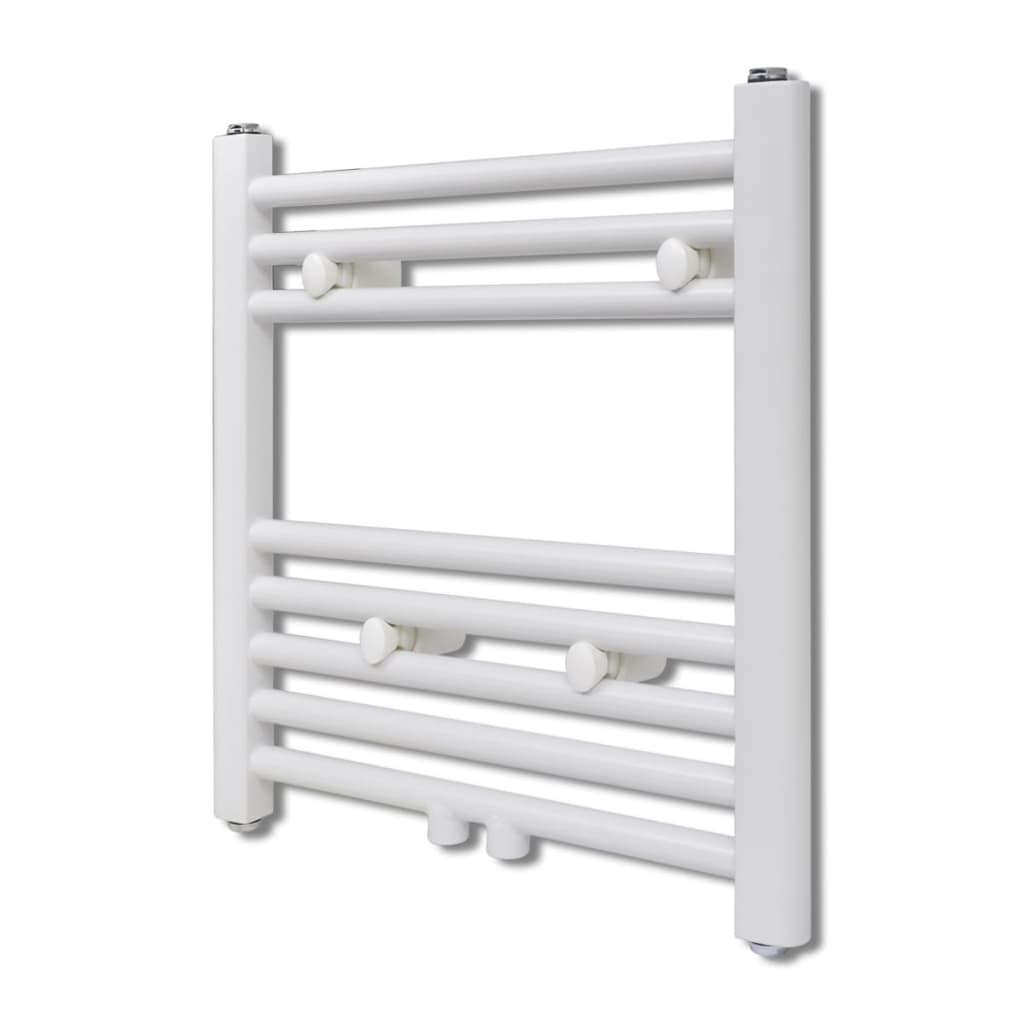 Bathroom Central Heating Towel Rail Radiator Straight 480 x 480 mm - Bend