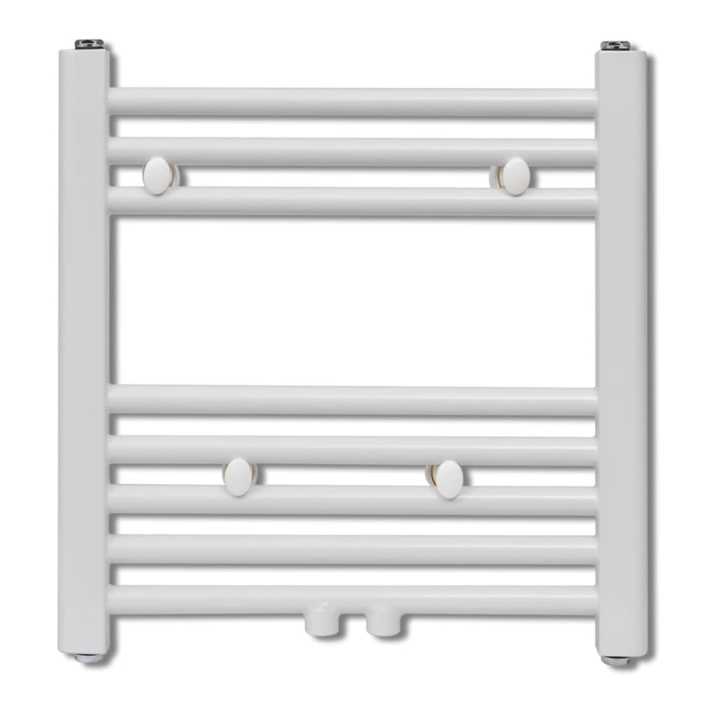 Bathroom Central Heating Towel Rail Radiator Straight 480 x 480 mm - Bend