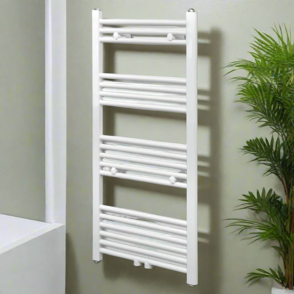 Bathroom Central Heating Towel Rail Radiator Straight - Bend