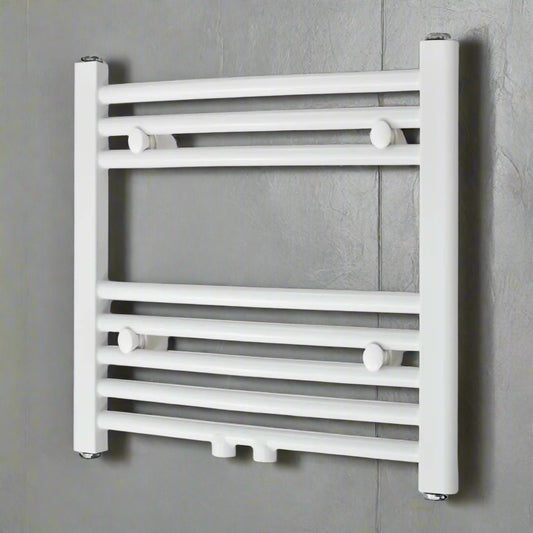 Bathroom Radiator Central Heating Towel Rail - Curved Design - Bend