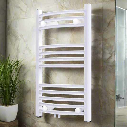 Curved Central Heating Towel Radiator and Space Heater - Bend