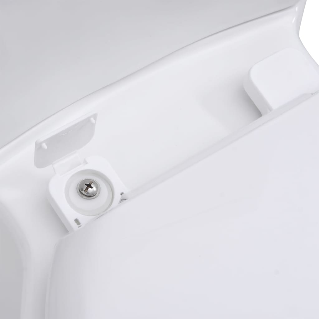 WC Ceramic Toilet Bathroom Corner Toilet White - Bend