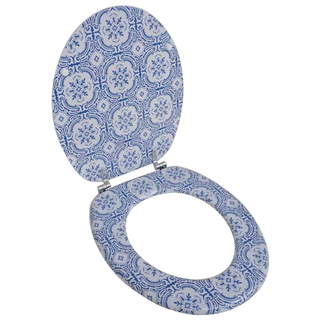 MDF Toilet Seat - Porcelain Design - Bend