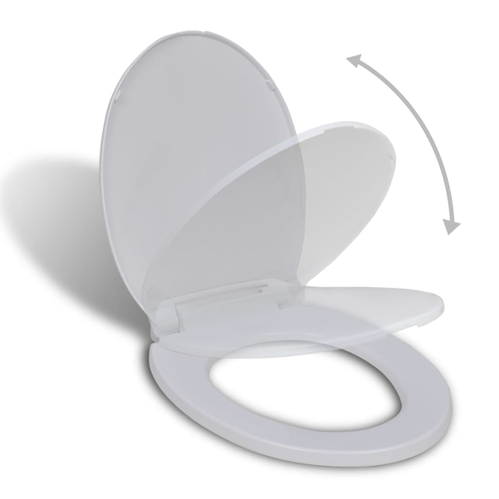 Soft-close Toilet Seat White Oval - Bend