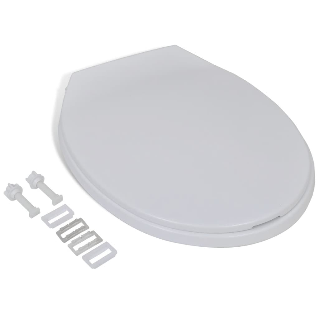 Soft-close Toilet Seat White Oval - Bend