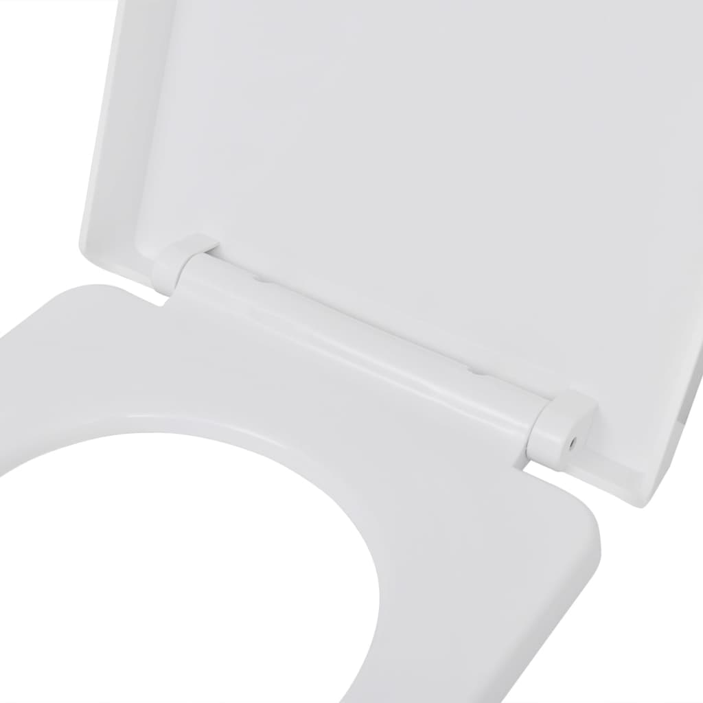 Soft-close Toilet Seat with Quick-release Design White Square - Bend