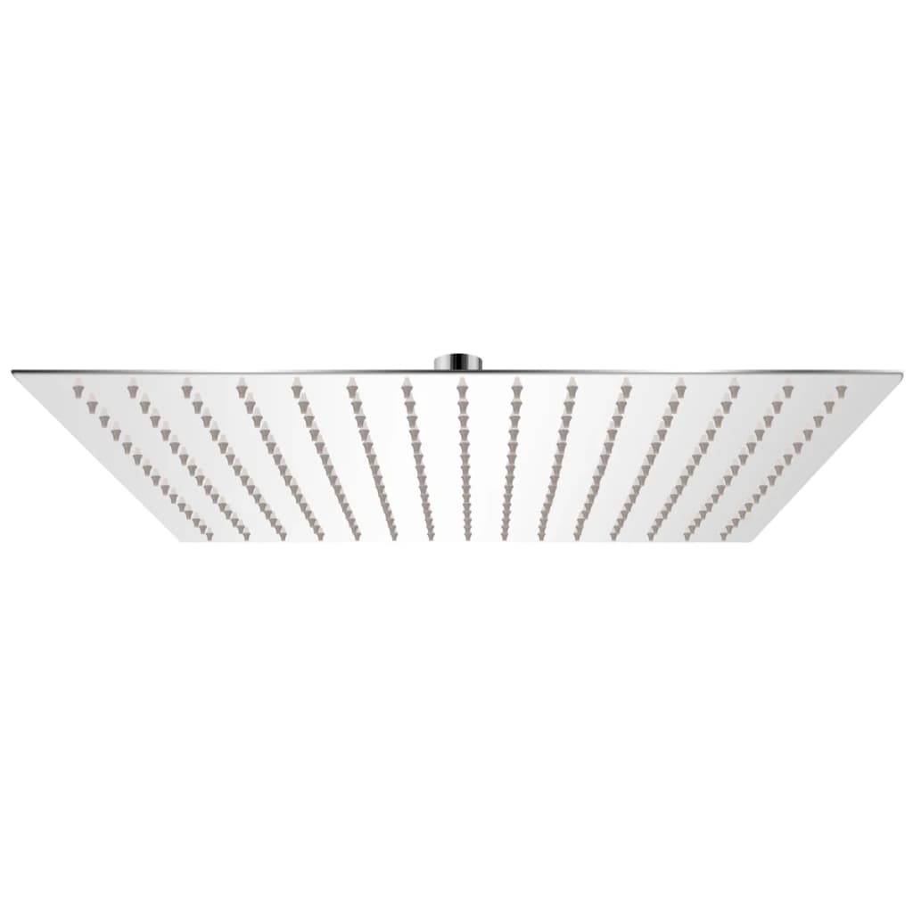 Square Stainless Steel Rainfall Shower Head - Bend