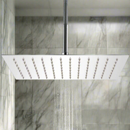 Stainless Steel Rain Shower Head - Bend