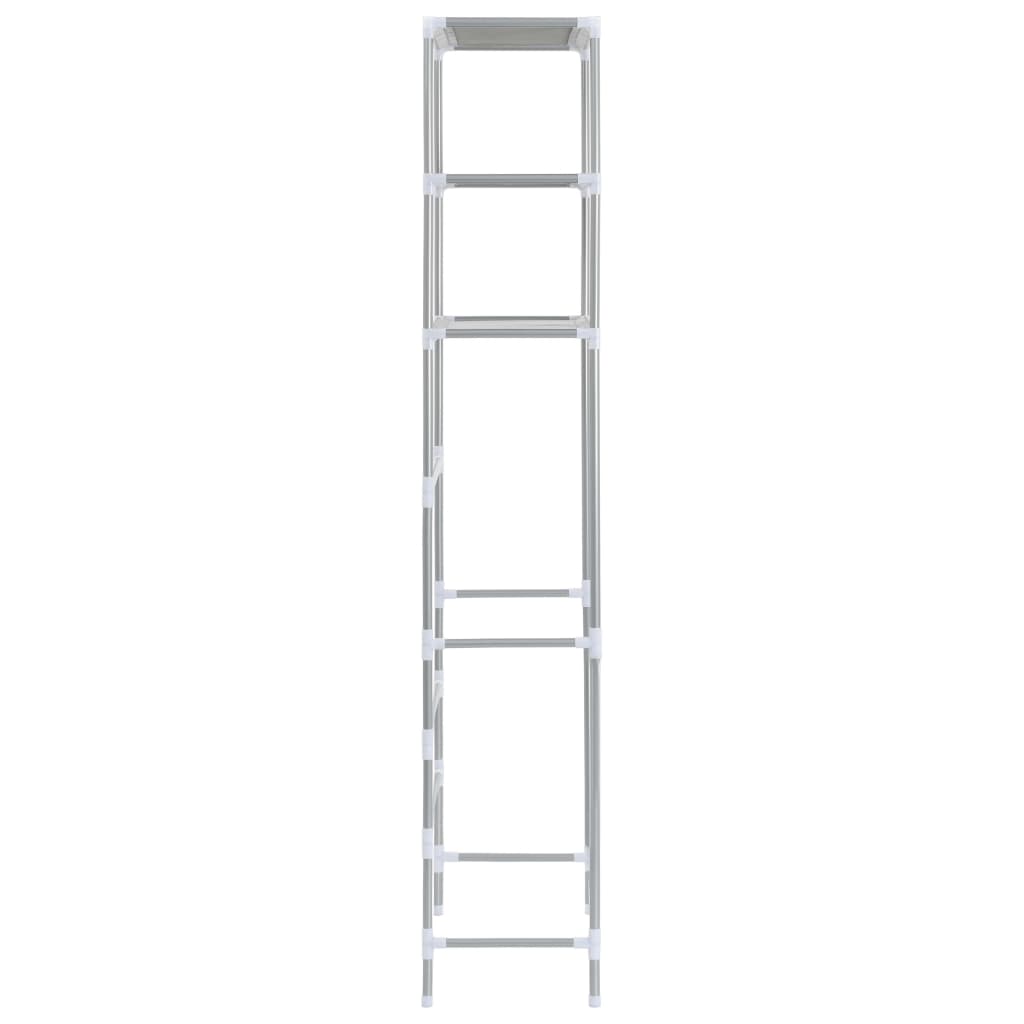 3-Tier Storage Rack over Toilet Silver 53x28x169 cm - Bend