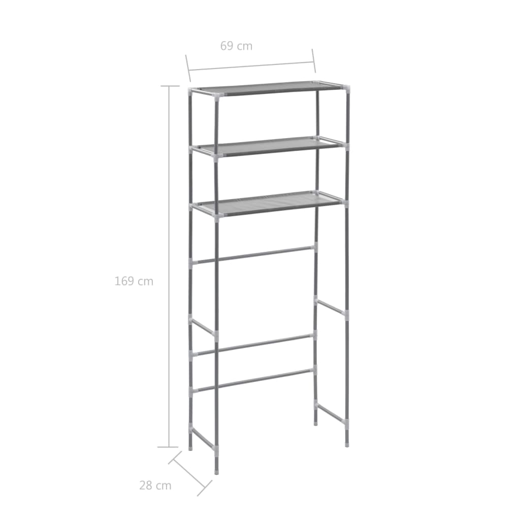 3-Tier Storage Rack over Laundry Machine/ Toilet - Bend