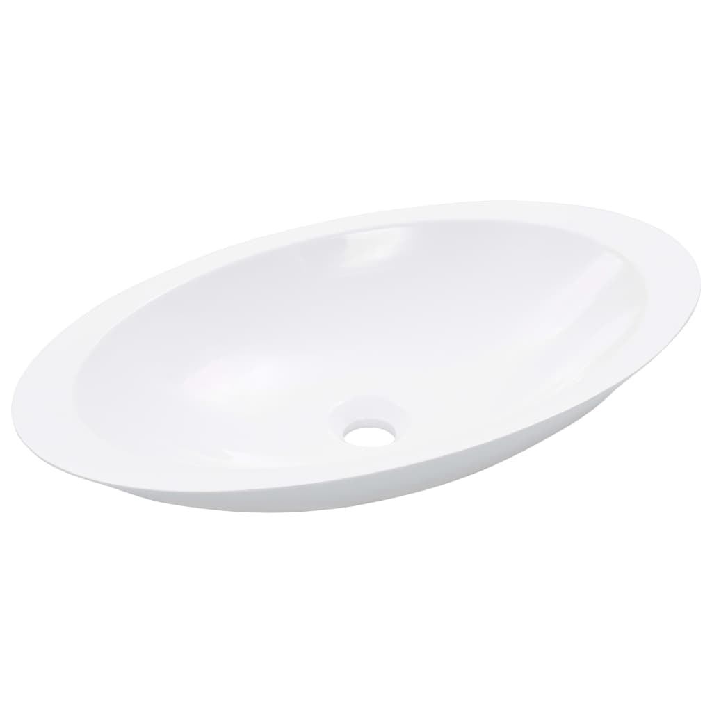 Wash Basin 59.3x35.1x10.7 cm Mineral Cast/Marble Cast White - Bend