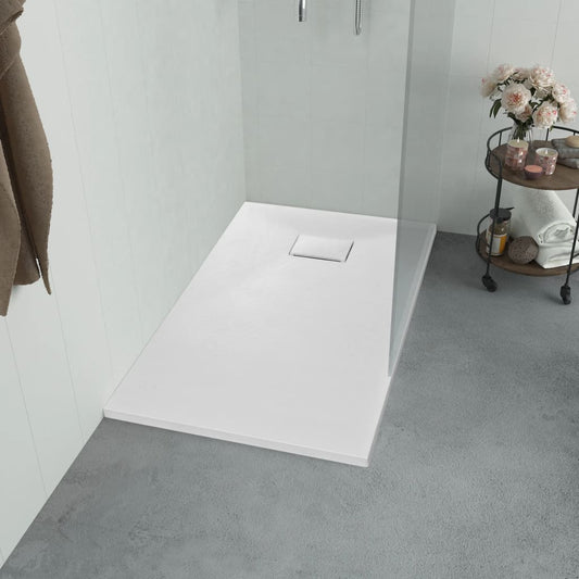 Shower Base Tray SMC White 100x70 cm - Bend