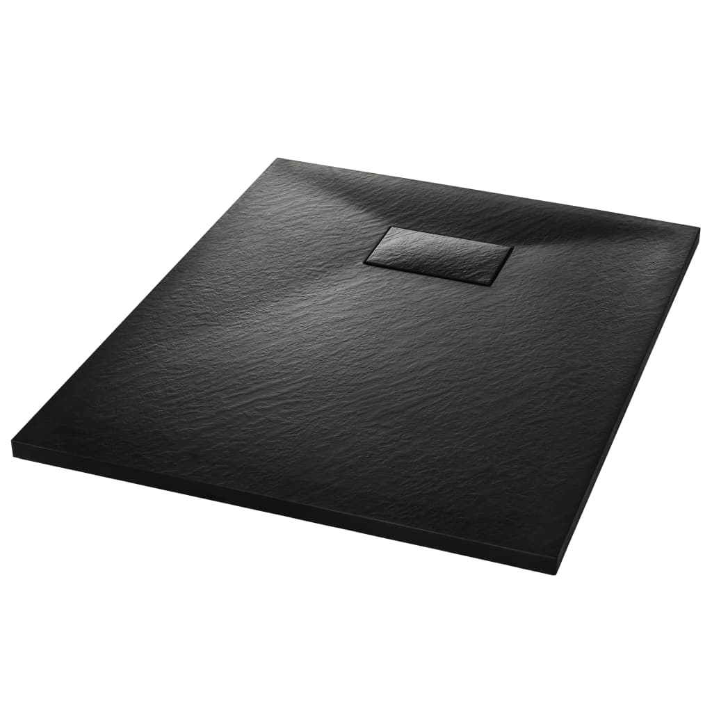 Shower Base Tray SMC Black 90x70 cm - Bend