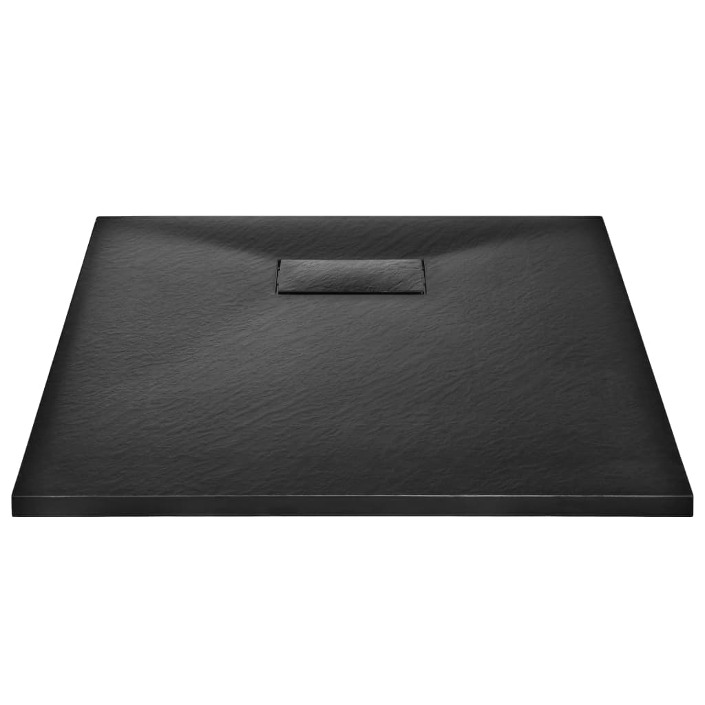 Shower Base Tray SMC Black 90x70 cm - Bend