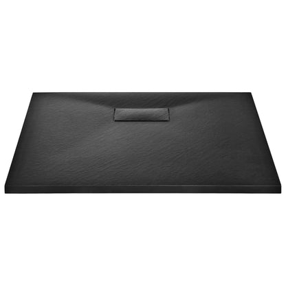 Shower Base Tray SMC Black 90x80 cm - Bend