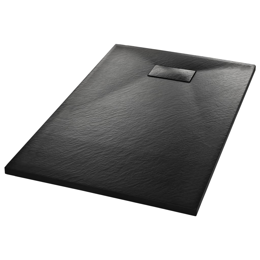 Shower Base Tray SMC Black 100x80 cm - Bend