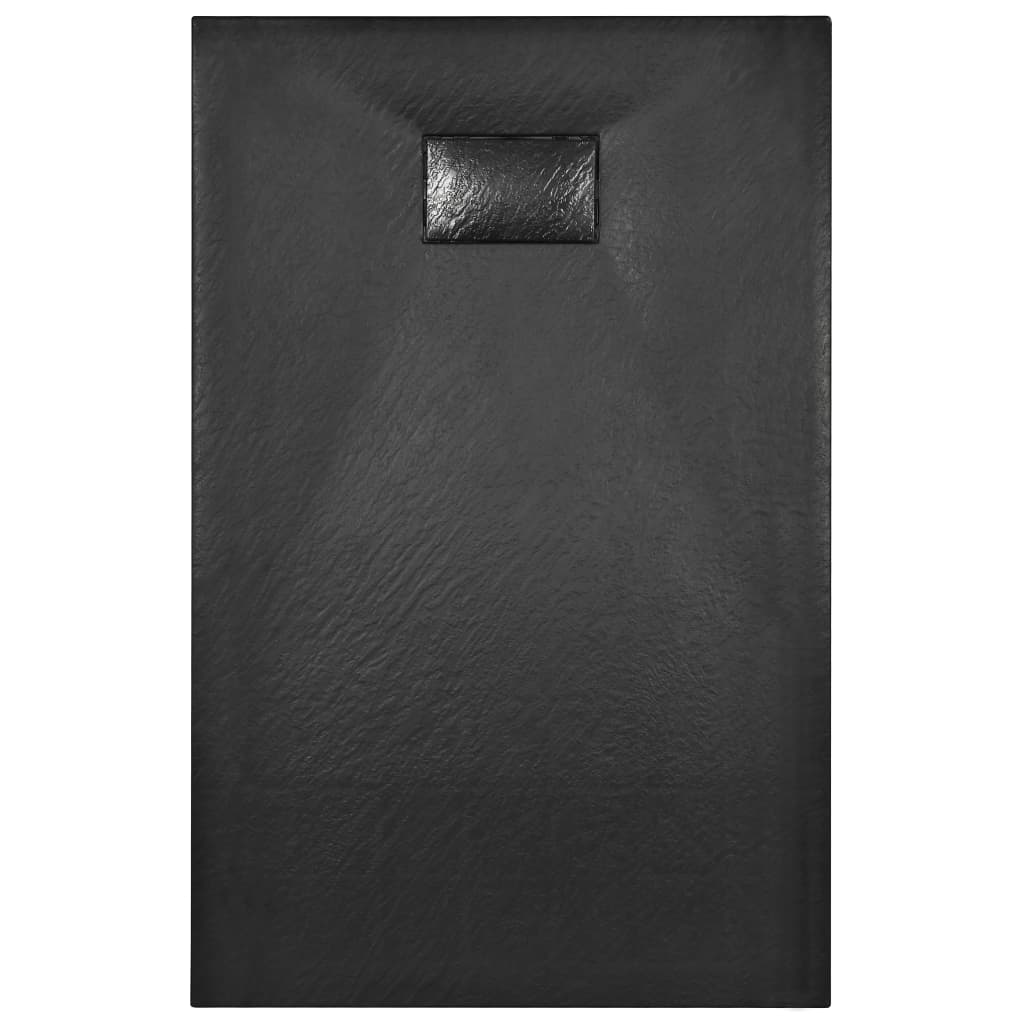 Shower Base Tray SMC Black 100x80 cm - Bend