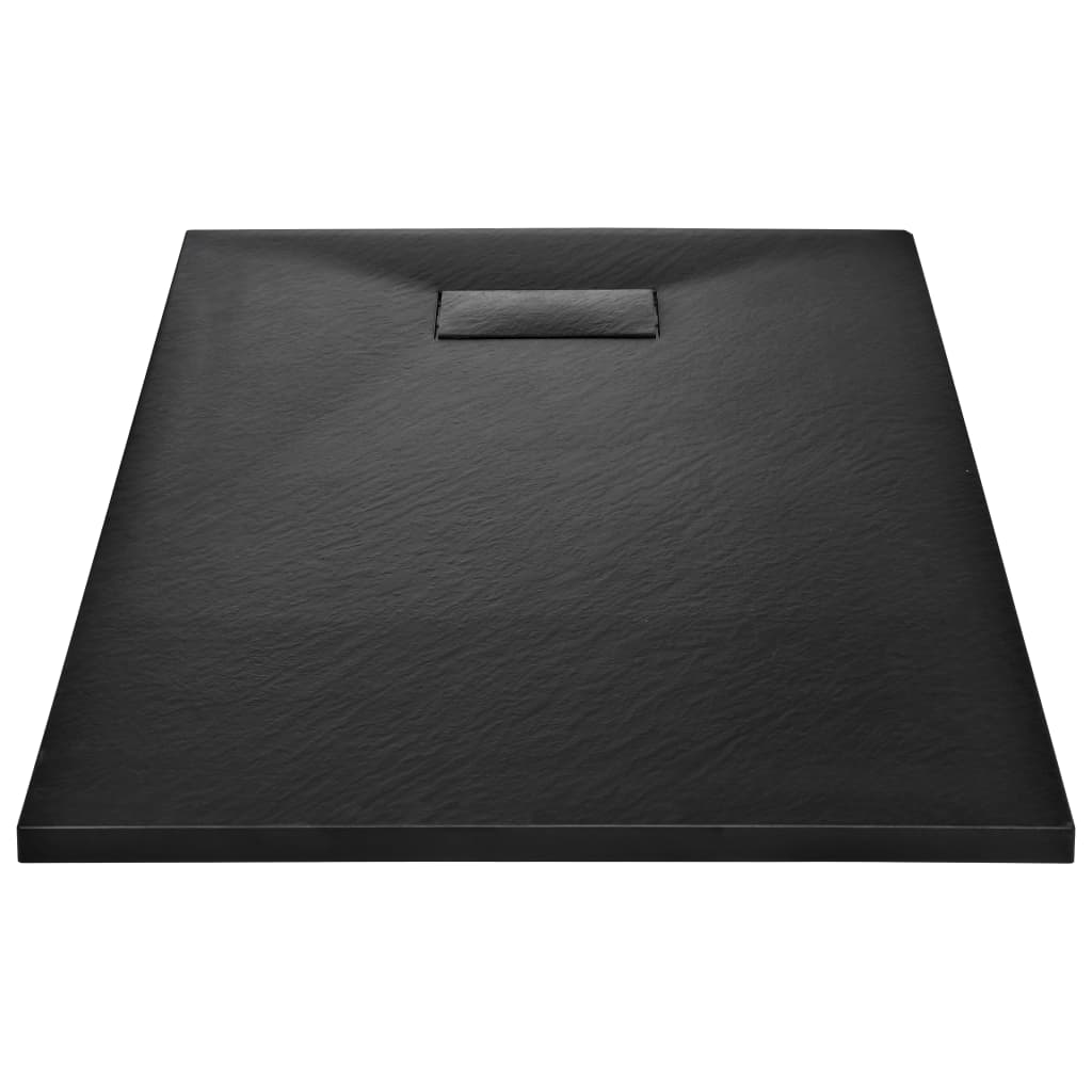 Shower Base Tray SMC Black 120x70 cm - Bend