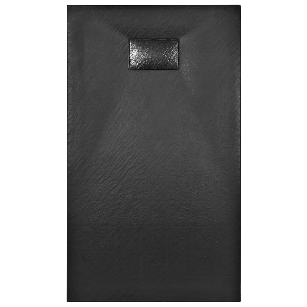 Shower Base Tray SMC Black 120x70 cm - Bend