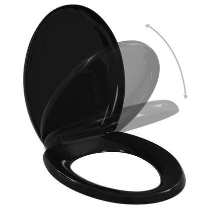 Soft-close Toilet Seat with Quick-release Design Black - Bend