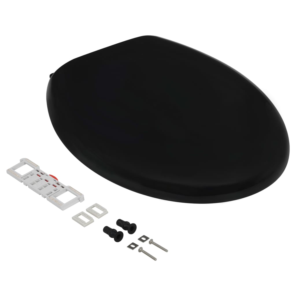 Soft-close Toilet Seat with Quick-release Design Black - Bend