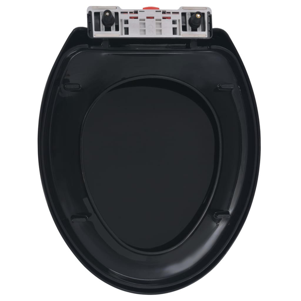 Soft-close Toilet Seat with Quick-release Design Black - Bend