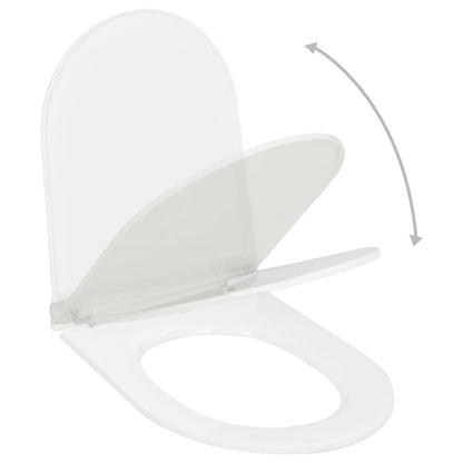 Soft-close Toilet Seat with Quick-release Design White - Bend