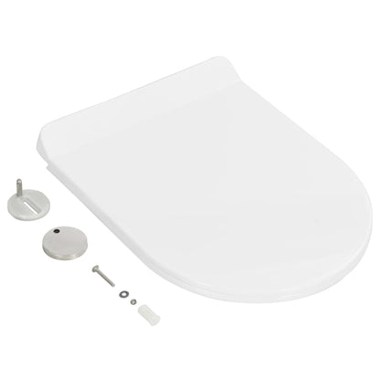 Soft-close Toilet Seat with Quick-release Design White - Bend