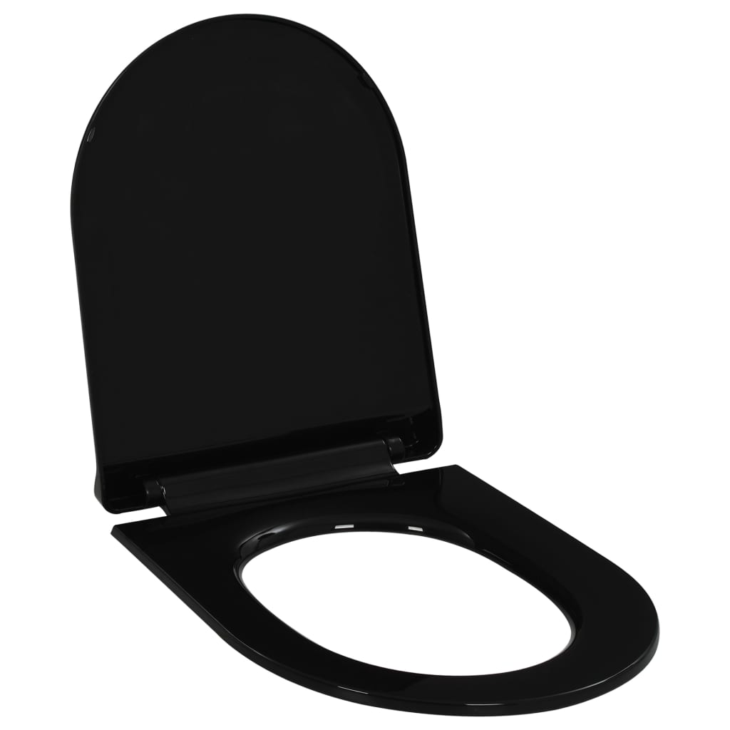 Soft-close Toilet Seat with Quick-release Design Black - Bend