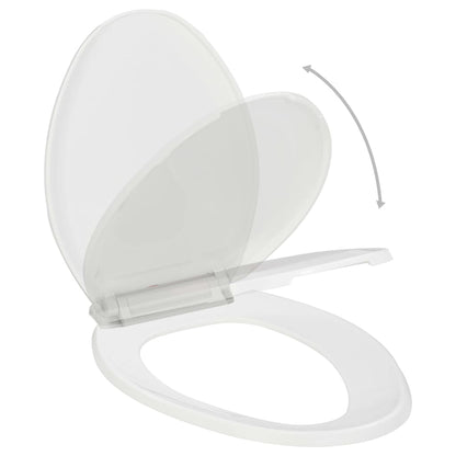 Soft-close Toilet Seat with Quick-release Design White - Bend