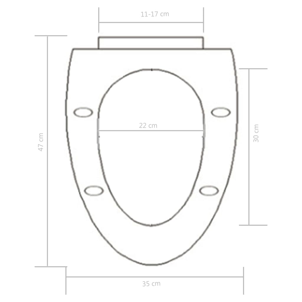 Soft-close Toilet Seat with Quick-release Design White - Bend