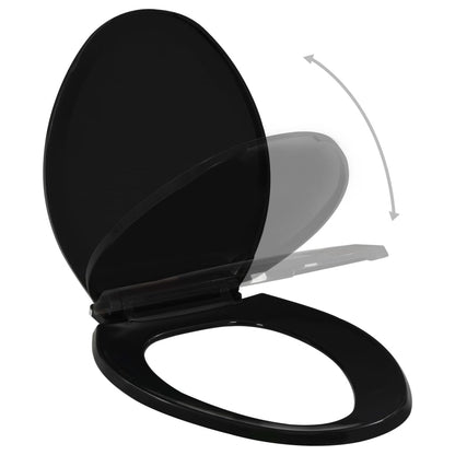 Soft-close Toilet Seat with Quick-release Design Black - Bend